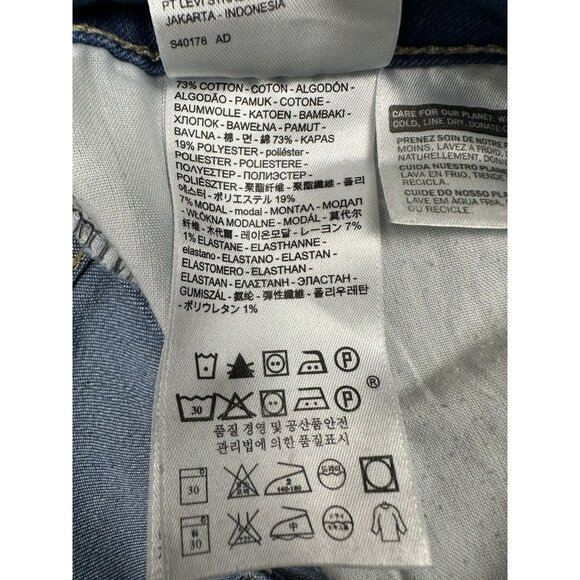 Levi’s Jeans Women’s 32 Blue 815 Curvy Bootcut Mid Rise Stretch Denim Y2K Vibe - Picture 8 of 15